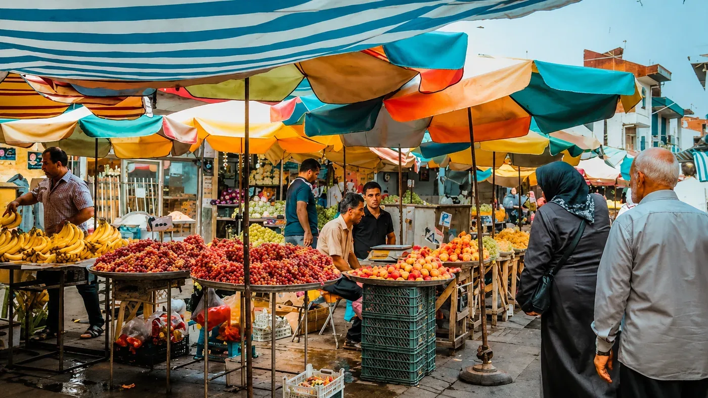 بازار محلی و قدیمی رشت
