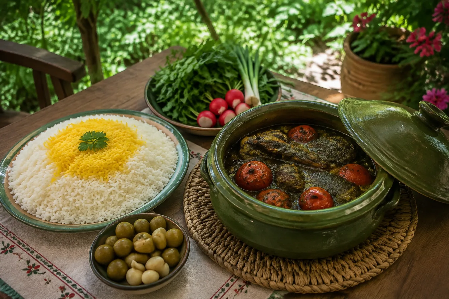 ترش تره؛ خورش سبز و ترش گیلانی